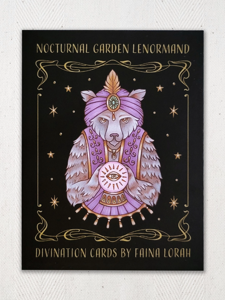 •NOCTURNAL GARDEN• deluxe lenormand deck