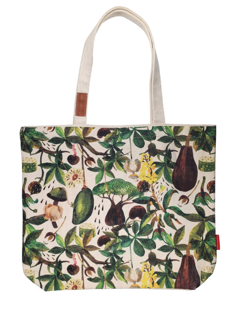 •BAOBAB• gusseted canvas tote