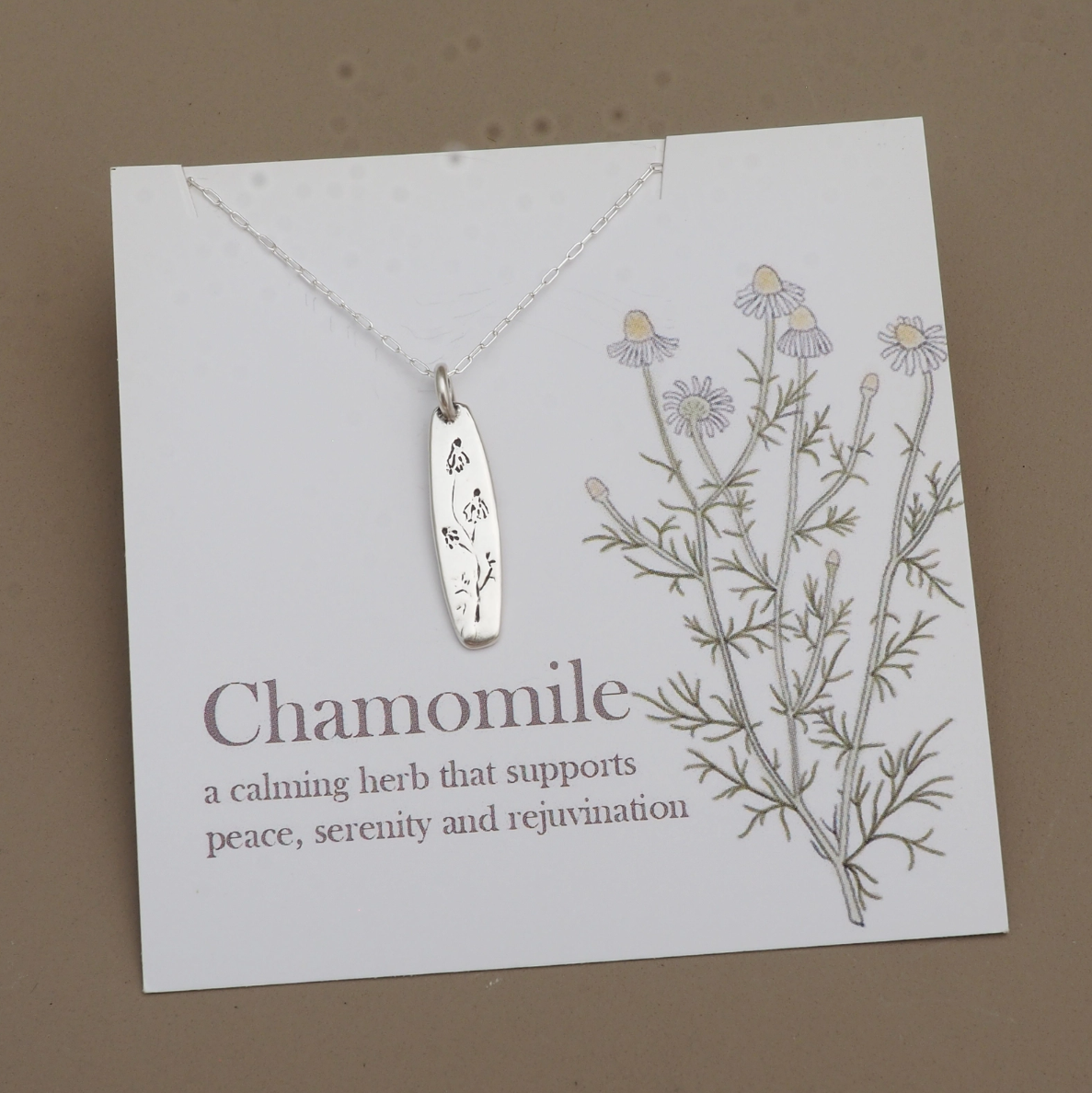 •CHAMOMILE• sterling silver necklace