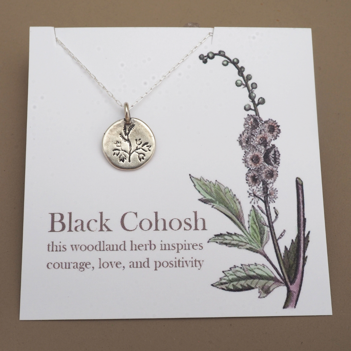 •COHOSH• sterling silver necklace