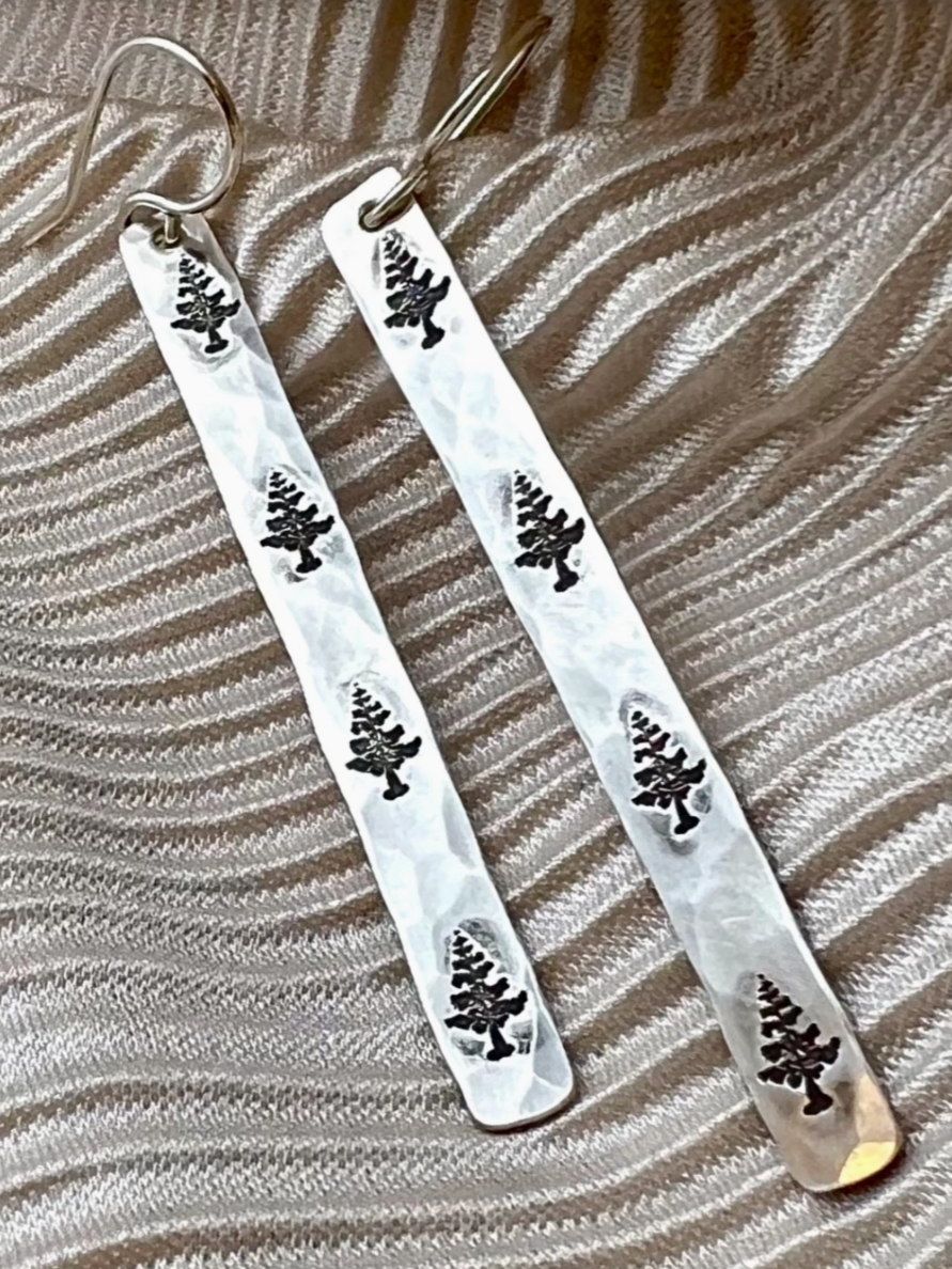 •ARBOR• silver dangle earrings
