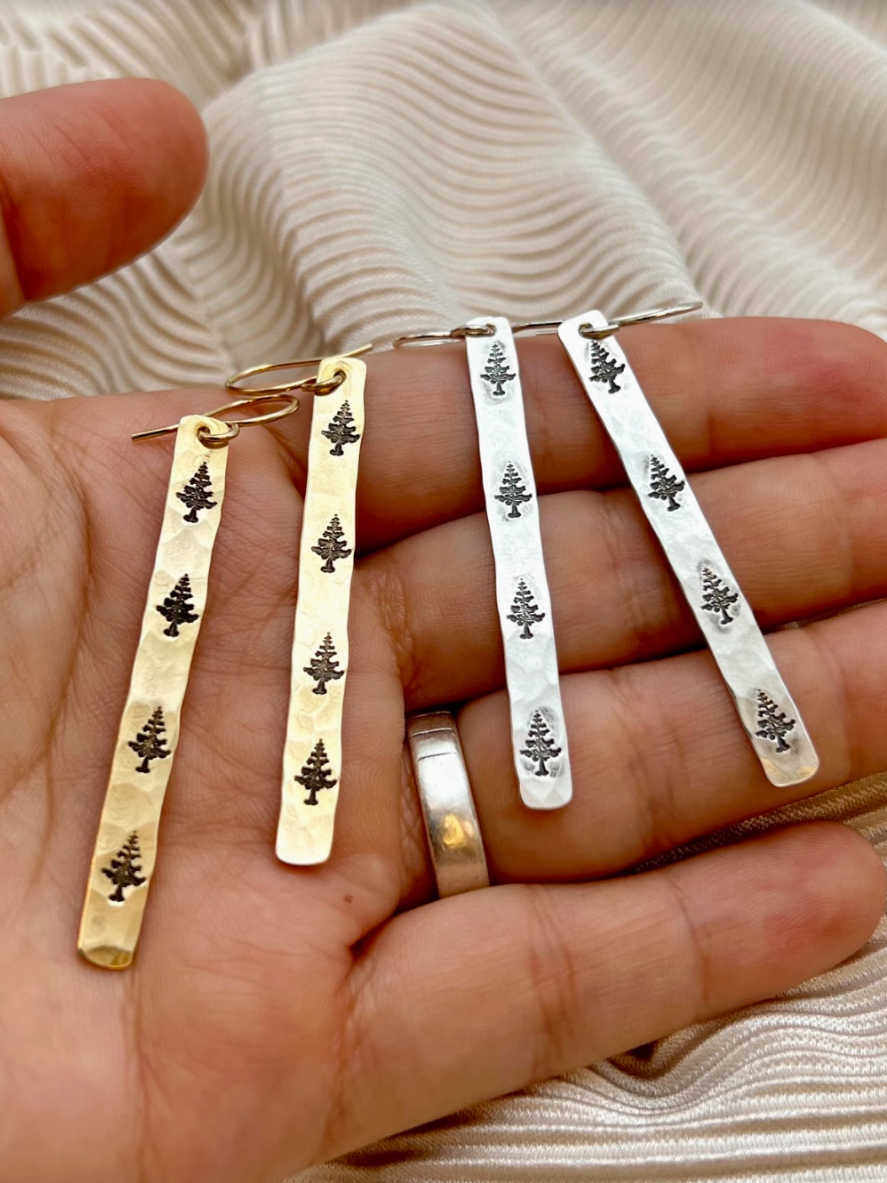 •ARBOR• gold dangle earrings