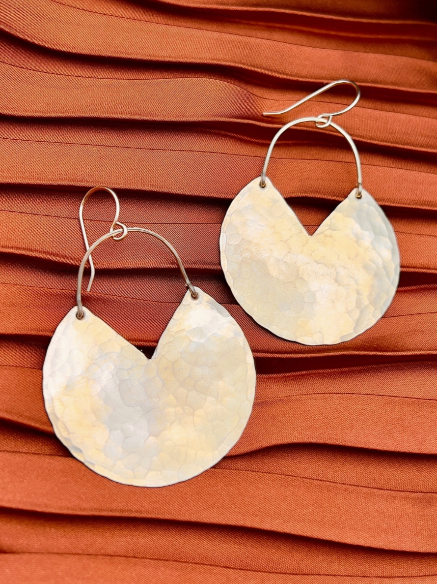 •BLISS SMALL• gold dangle earrings