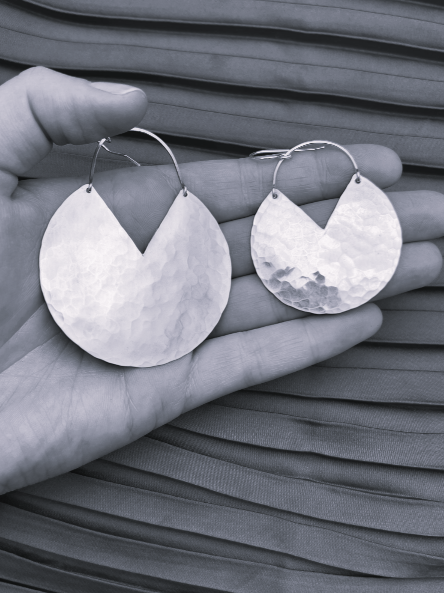 •BLISS LARGE• gold dangle earrings
