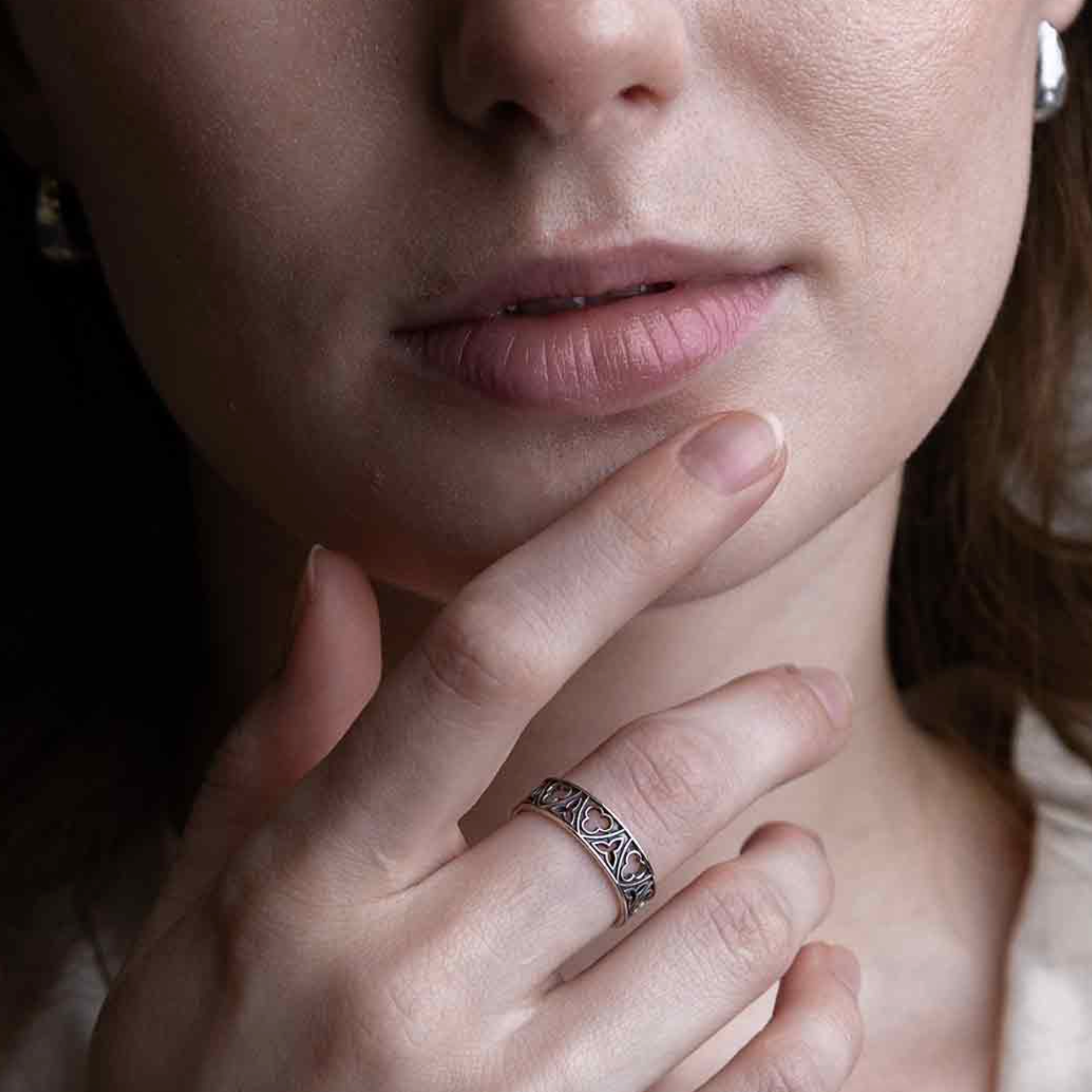 •GOTHIC WINDOW BAND• sterling silver ring