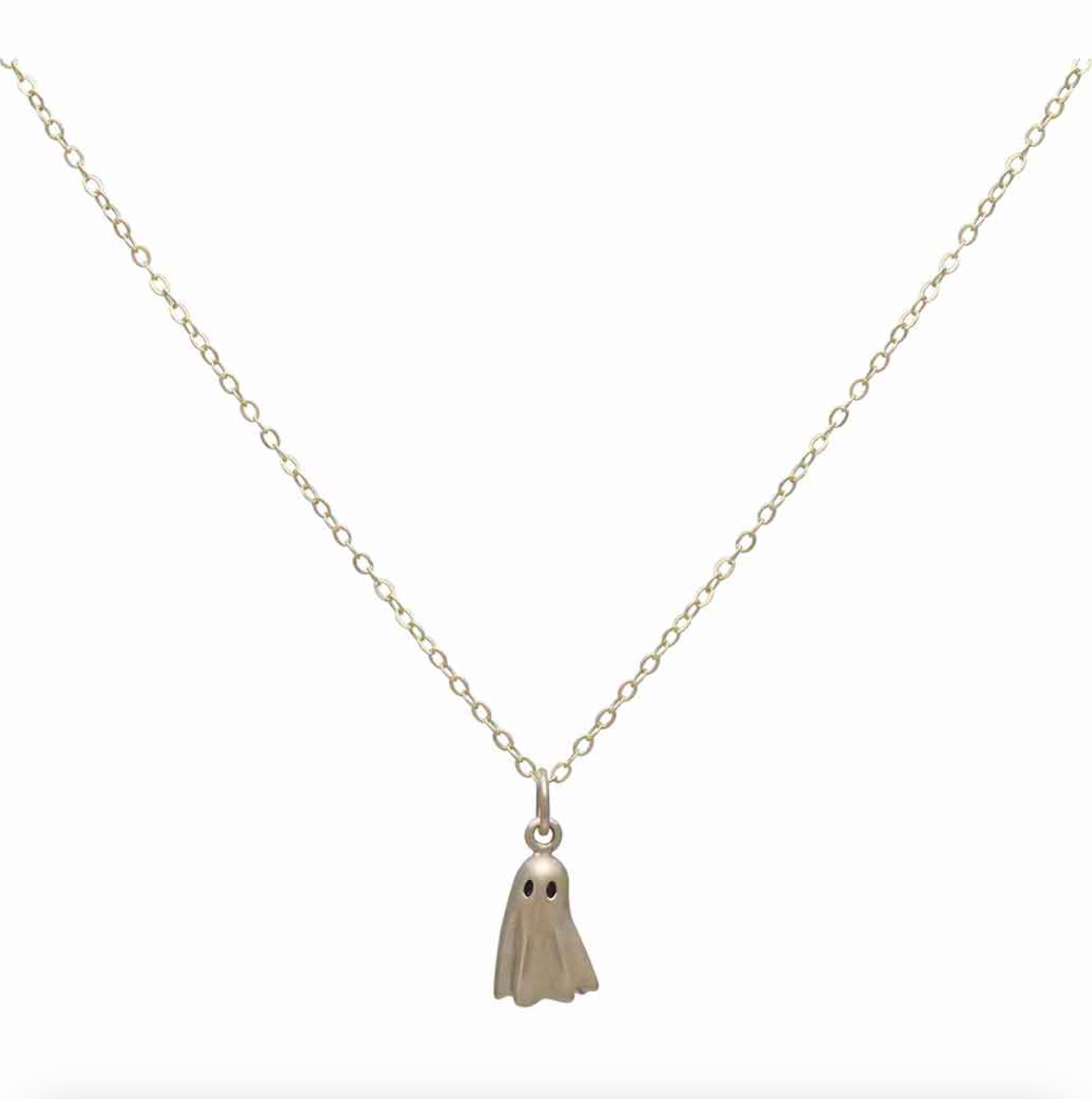 •LIL' GHOST• gold necklace