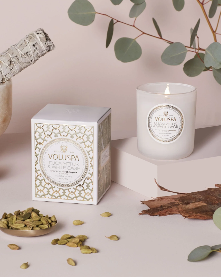 •EUCALYPTUS & WHITE SAGE• fragrance