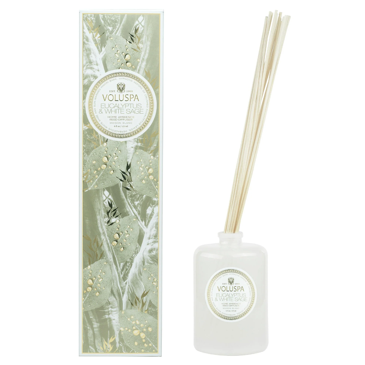 •EUCALYPTUS & WHITE SAGE• fragrance