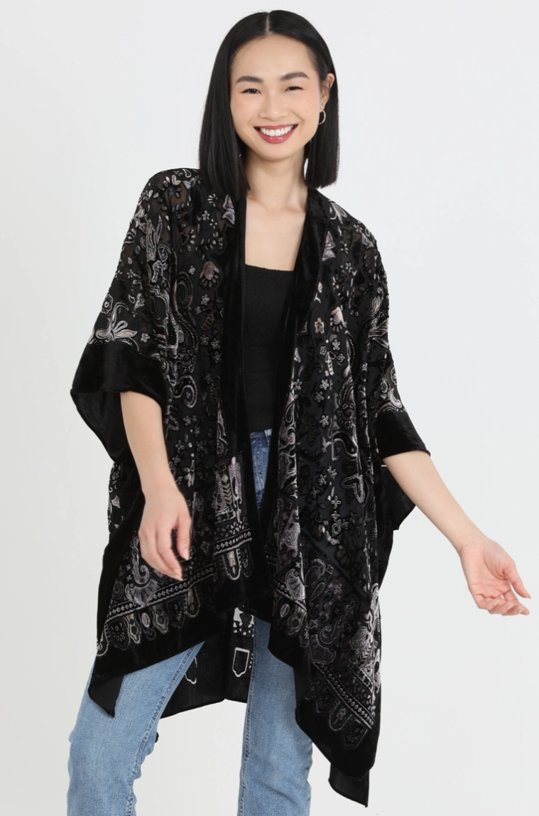 •SAGRADA• velvet burnout cardi