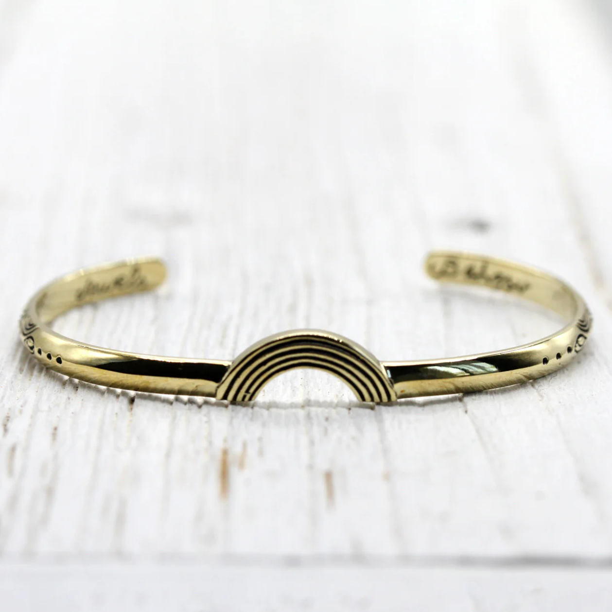 •BE OPEN• brass cuff