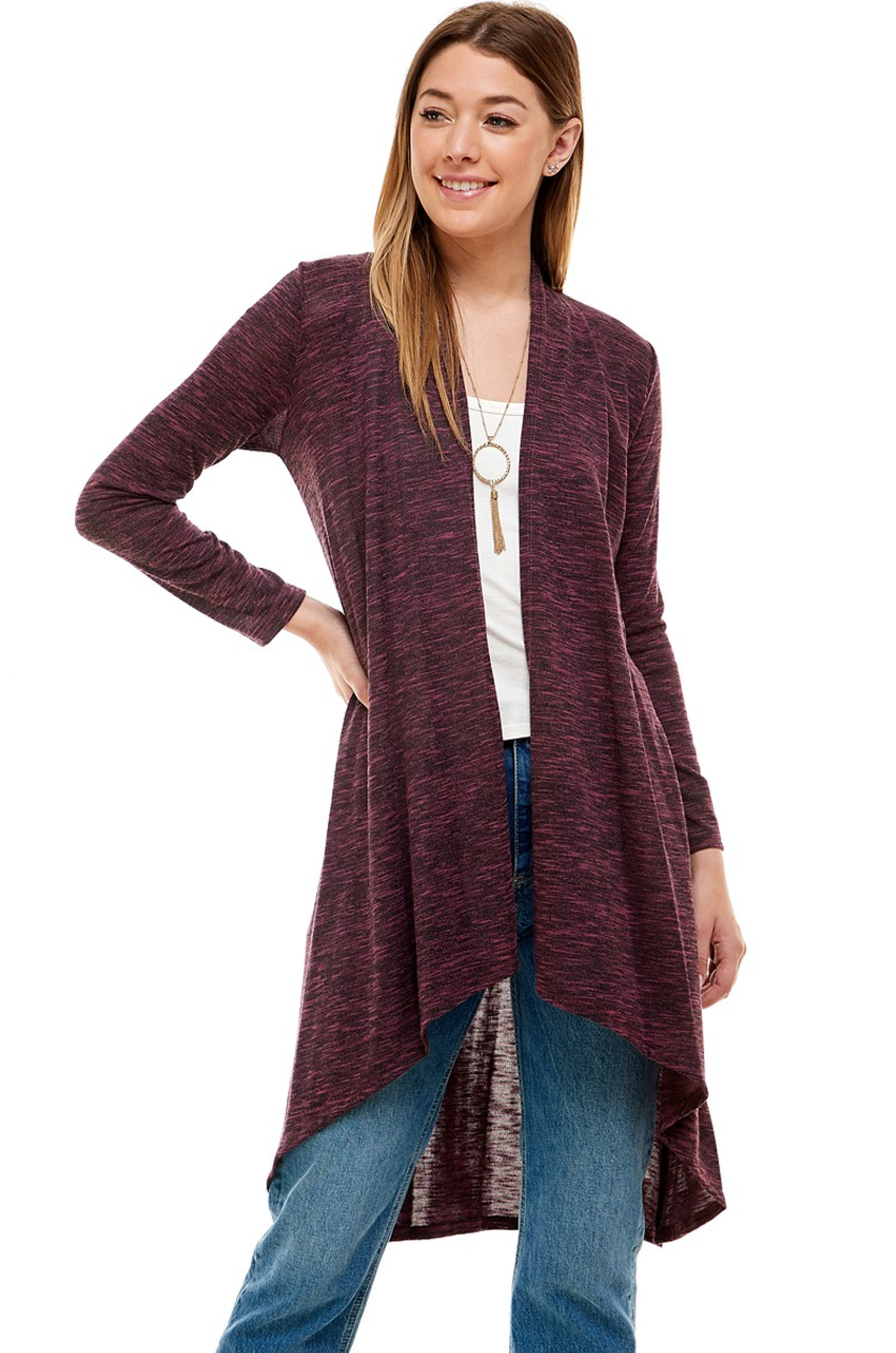 •THELMA• hacci high-low cardigan