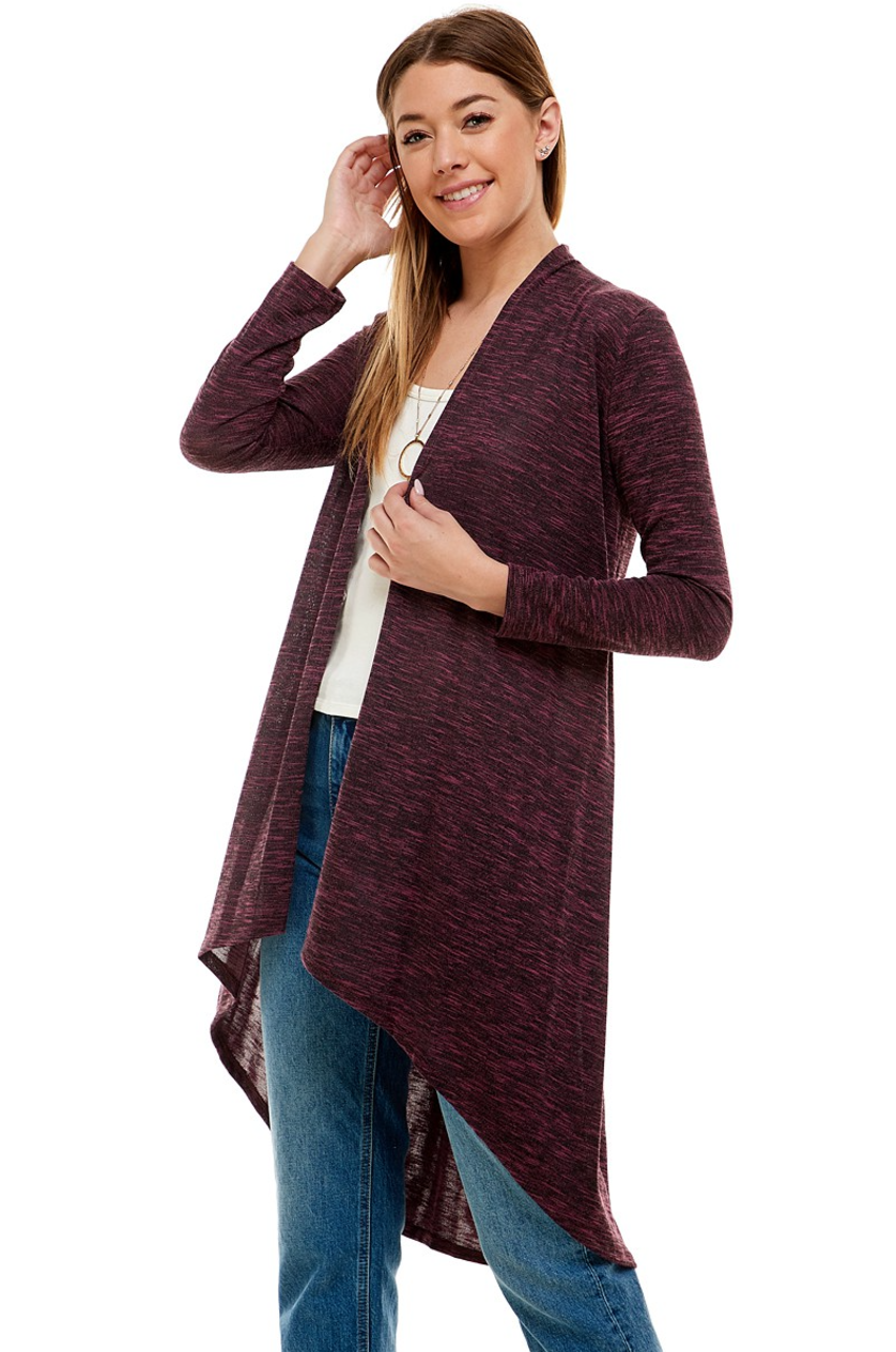 •THELMA• hacci high-low cardigan