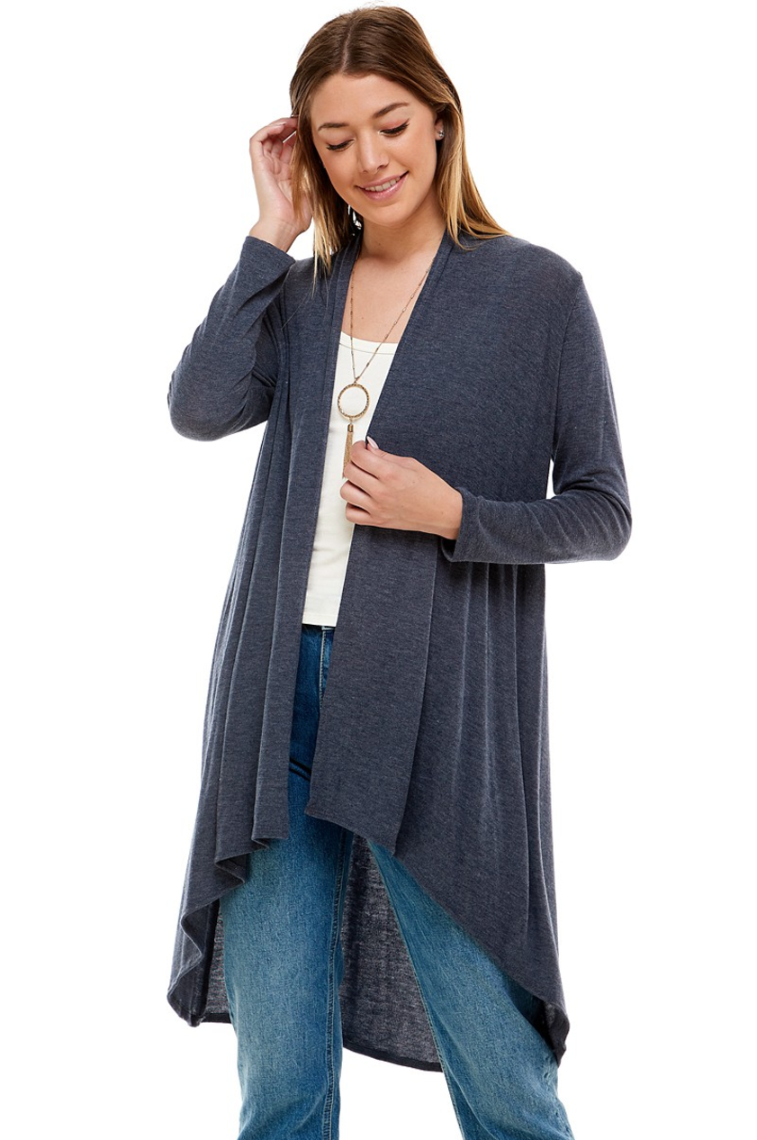 •THELMA• hacci high-low cardigan