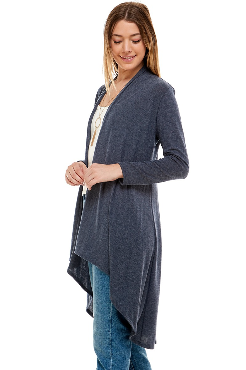 •THELMA• hacci high-low cardigan