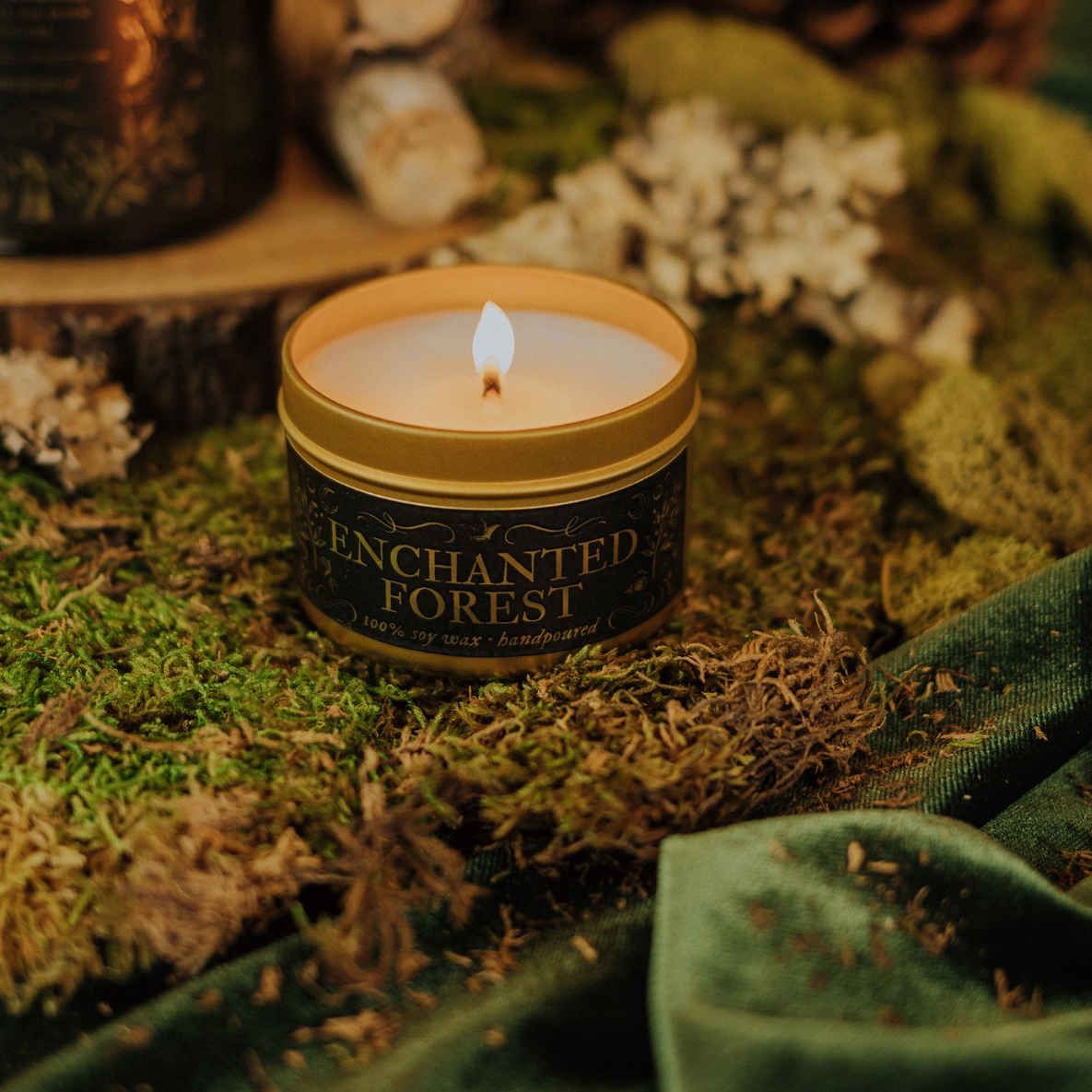 •ENCHANTED FOREST• soy wax candle (various sizes)