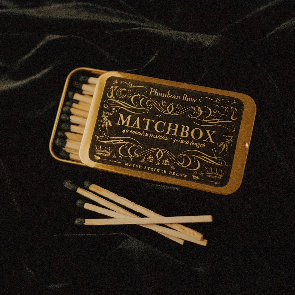 •SLIDING TIN• matchbox