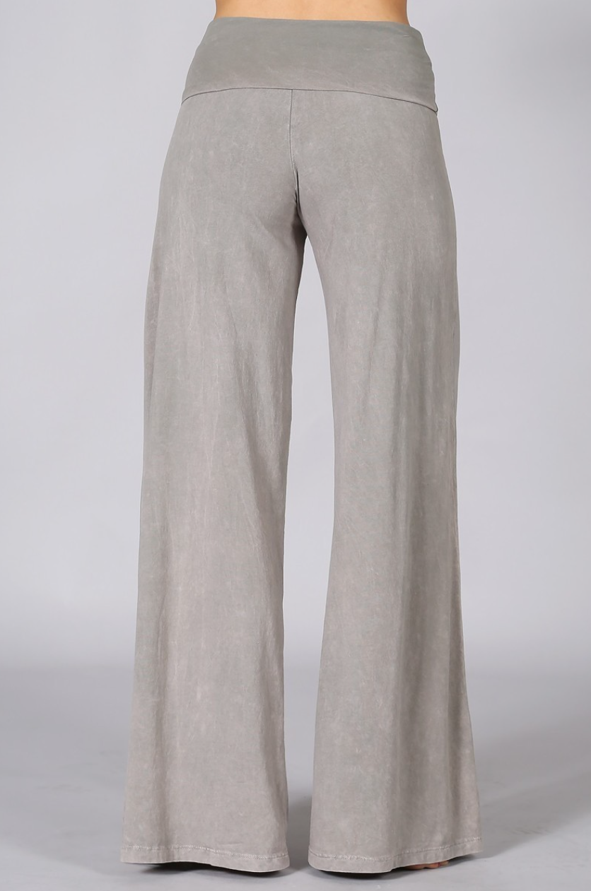 •BIANCA• cotton blend wide leg pants