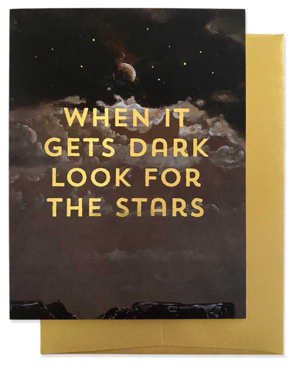 •LOOK FOR THE STARS• greeting card