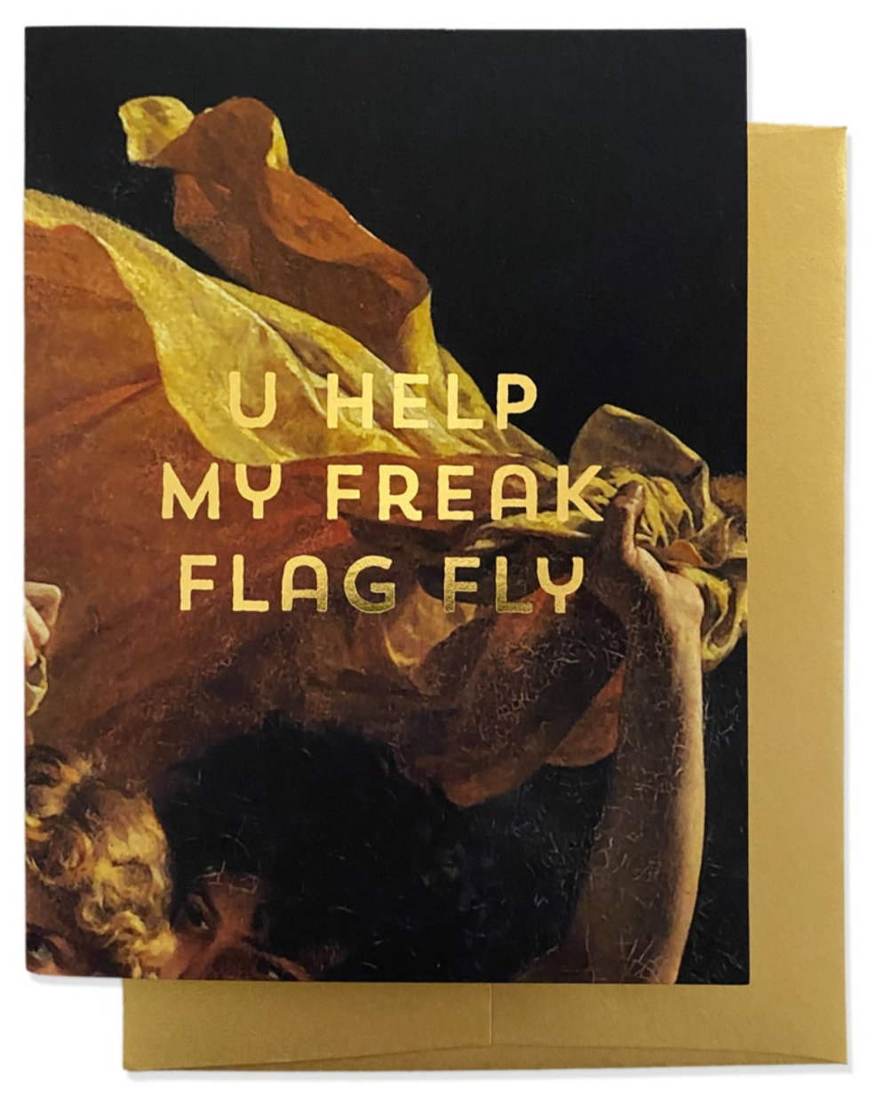 •FREAK FLAG• greeting card