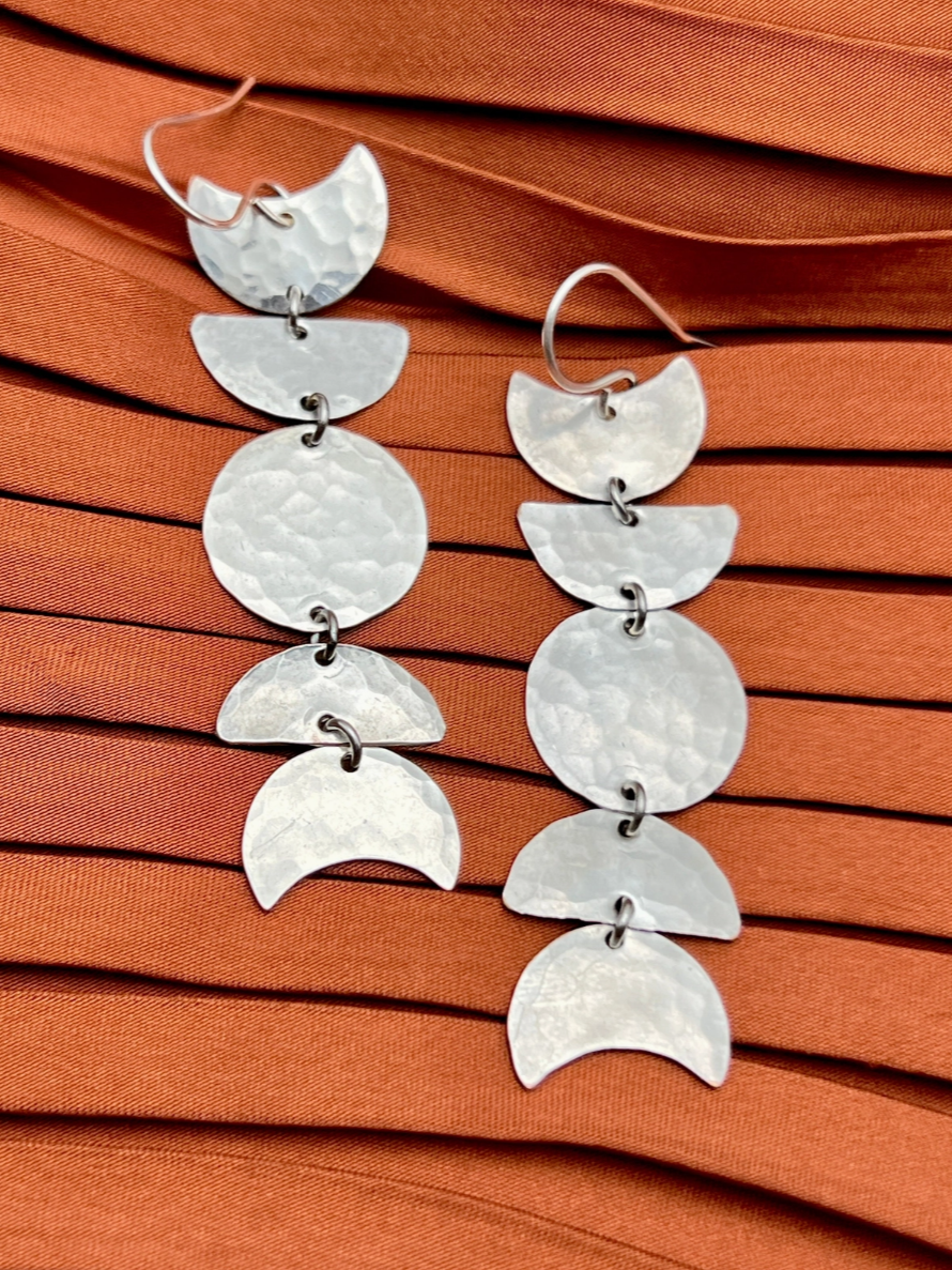 •RITUAL• silver dangle earrings
