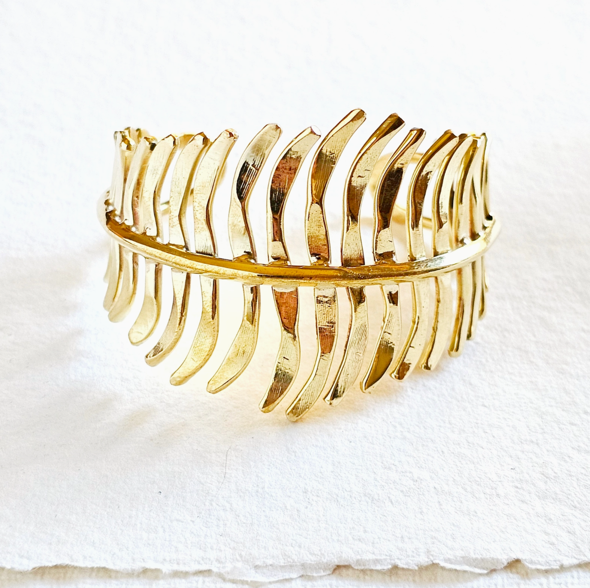 •HOJA• brass bracelet