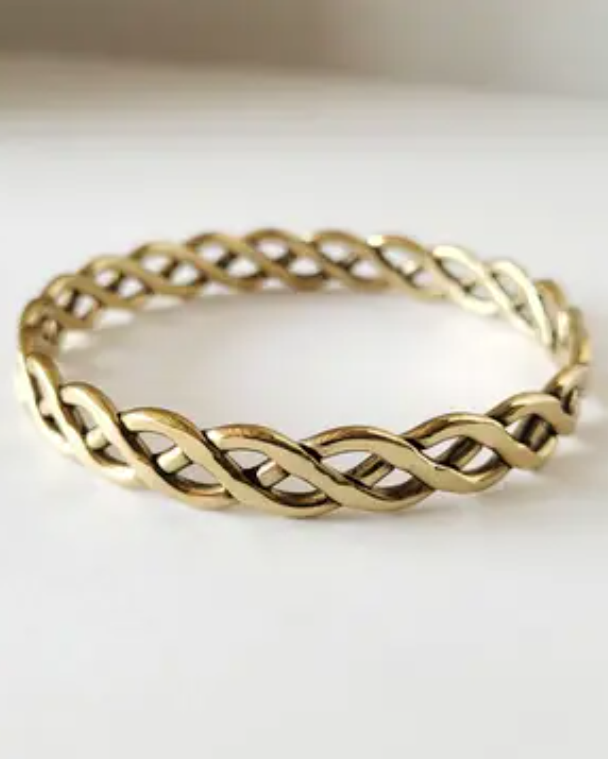 •TWIST• brass bracelet