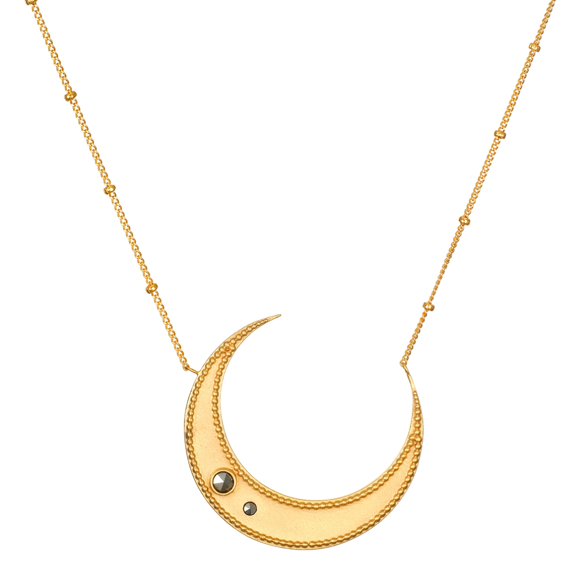 •ETERNAL GUIDANCE• pyrite + gold necklace (16"-19" long)