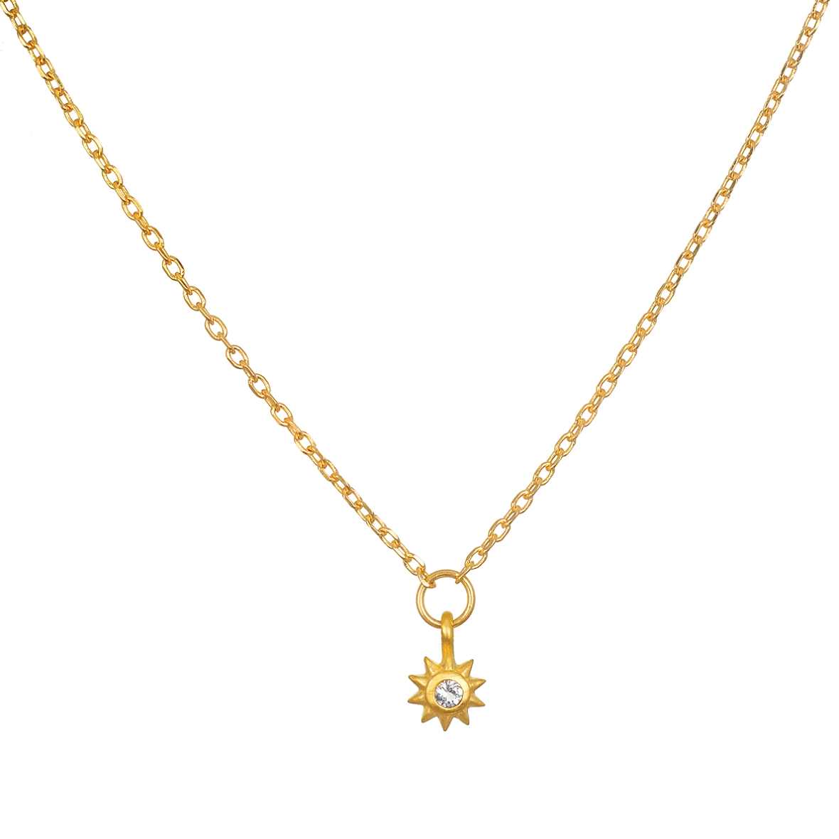 •INNER LIGHT• topaz + gold necklace (16"-19" long)