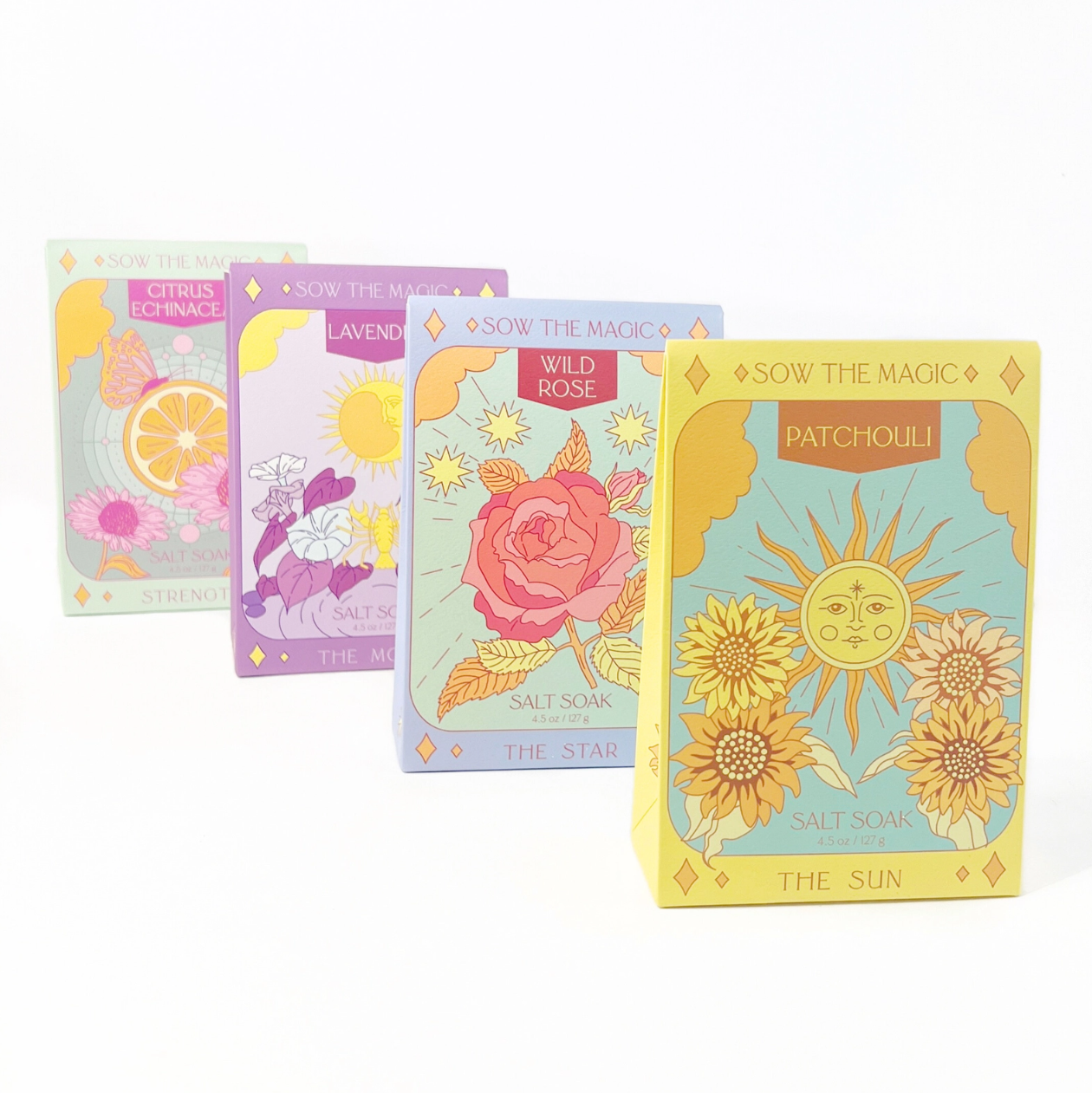 •TAROT BATH• salt soak (various blends)