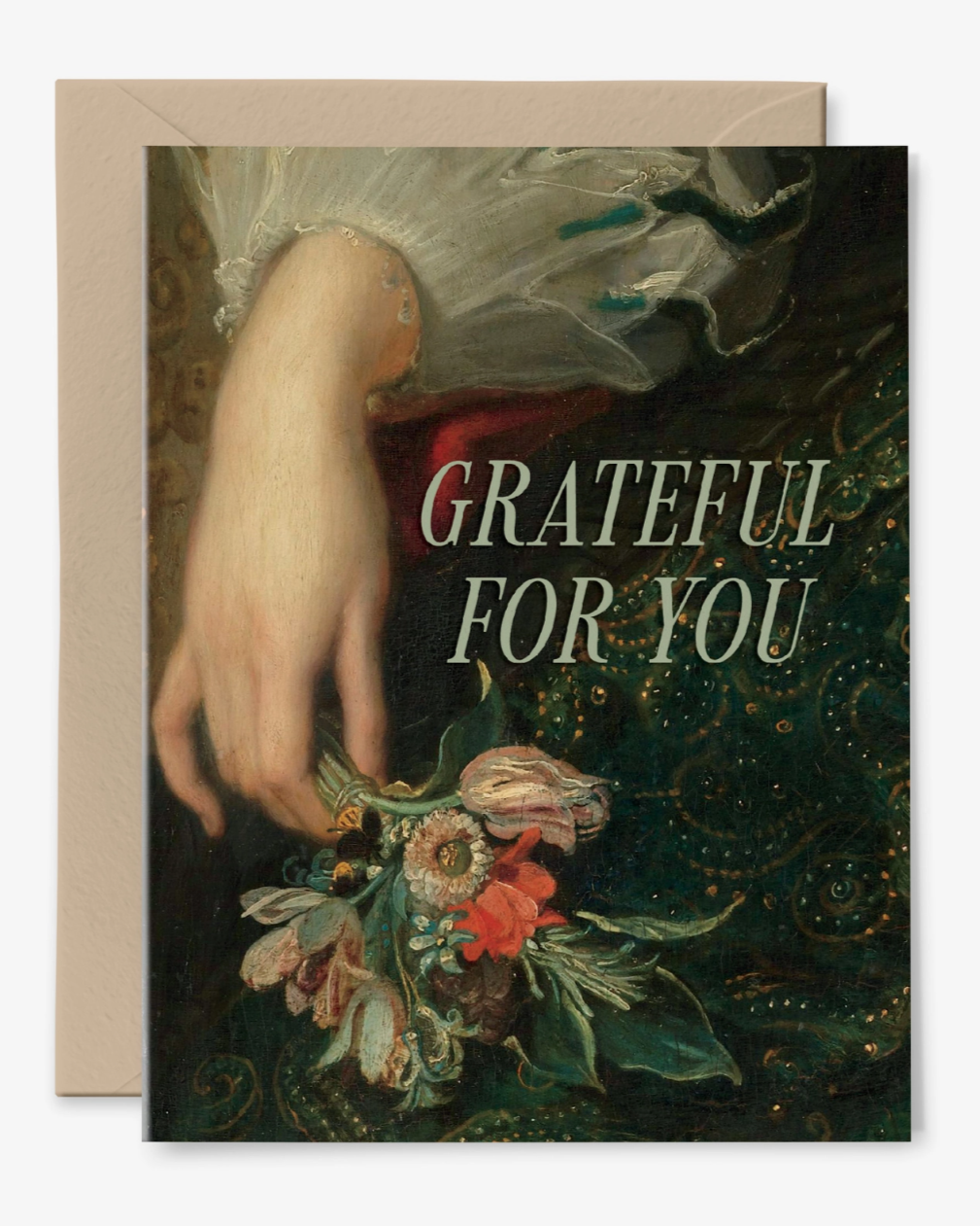 •GRATEFUL FOR YOU• greeting card