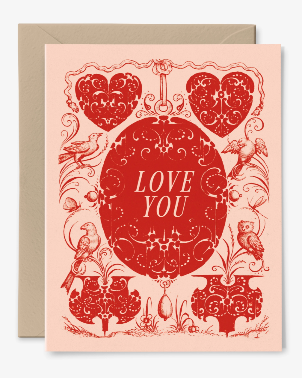 •LOVE YOU• greeting card