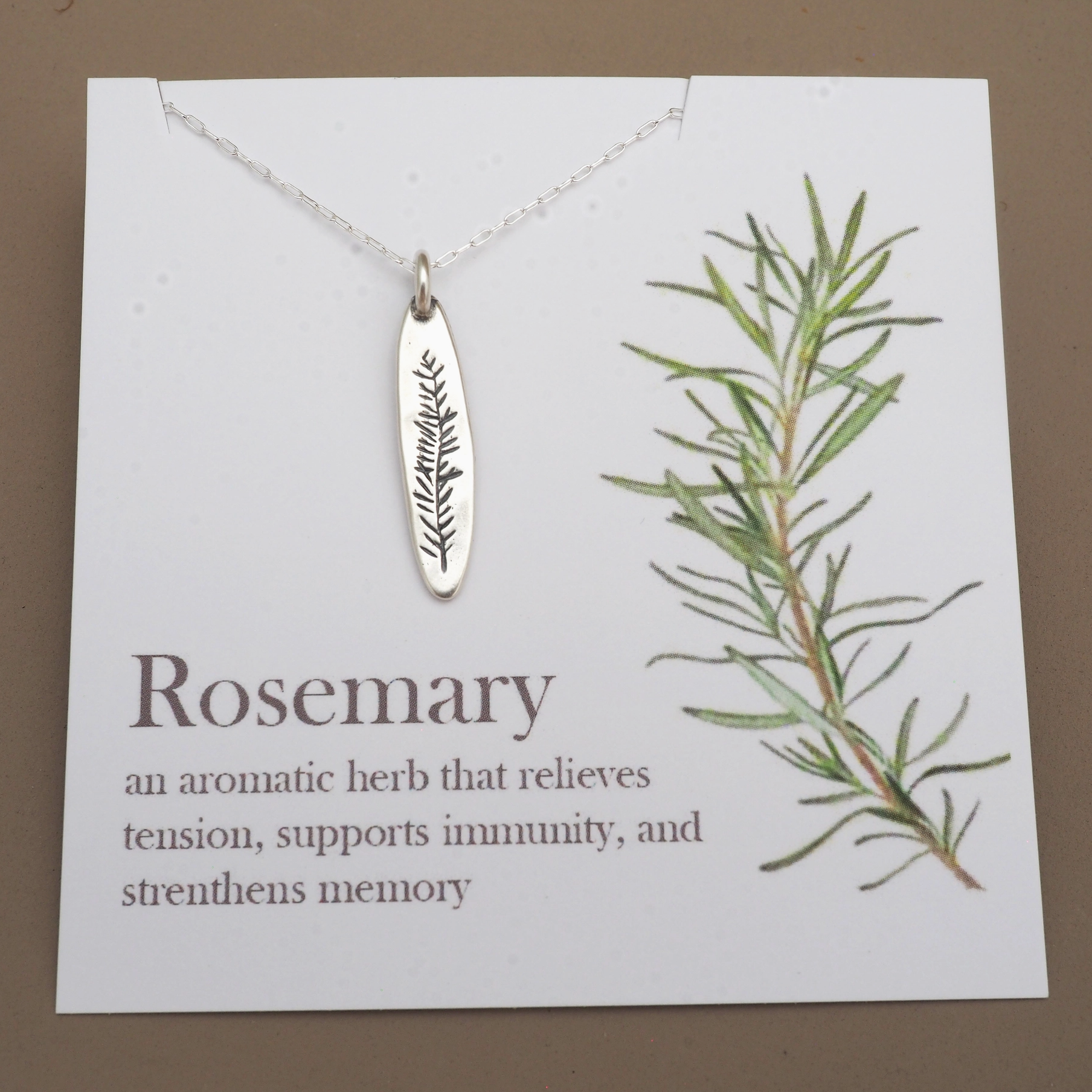 •ROSEMARY• sterling silver necklace