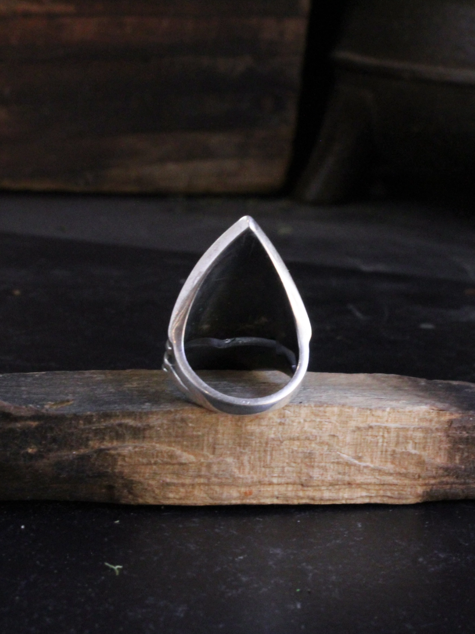 •SAREK• tourmalinated quartz + silver ring