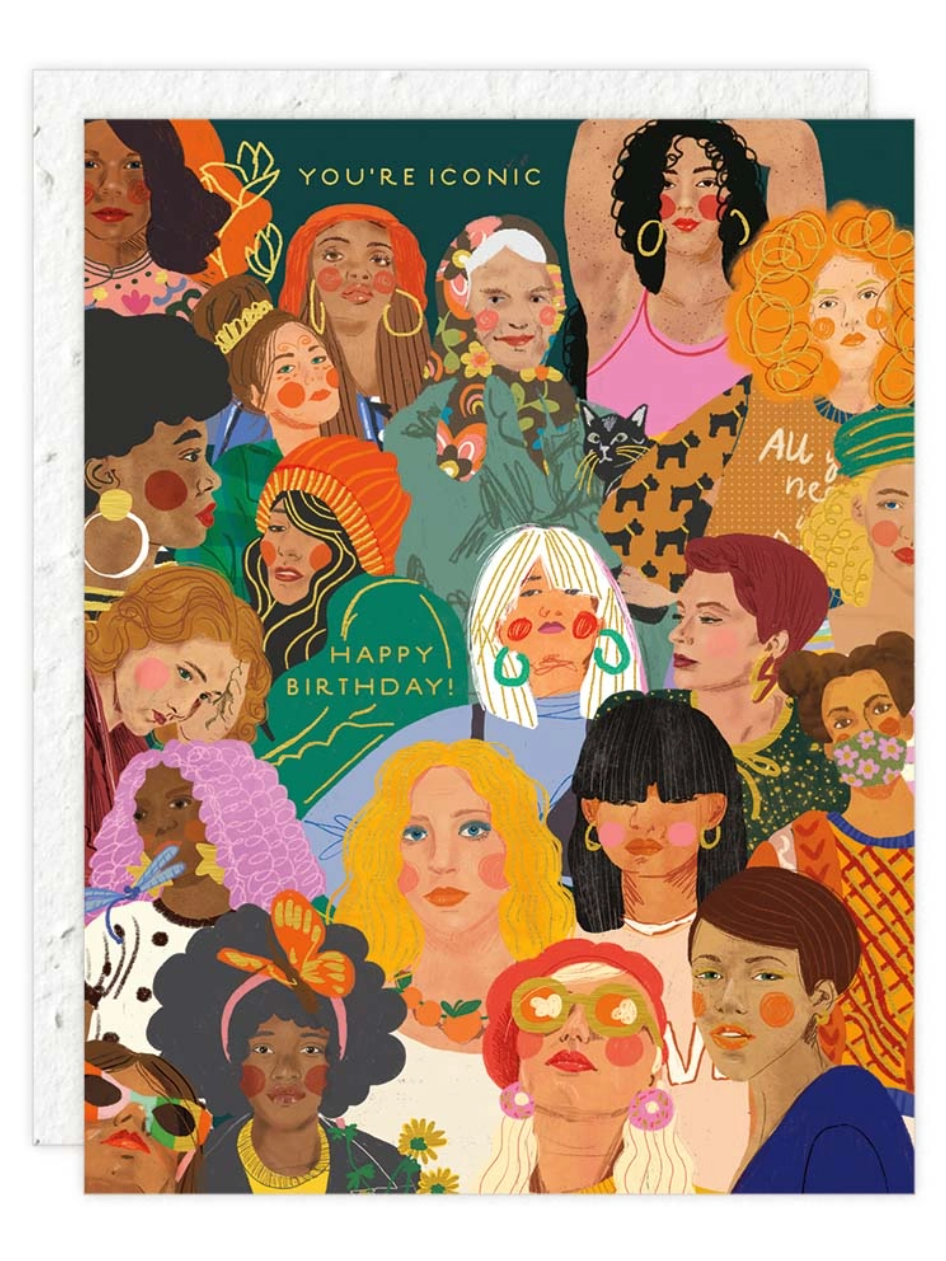 •ICONIC LADIES• birthday card