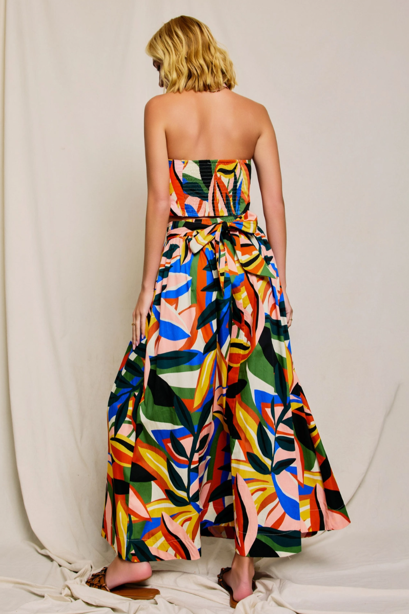 •BONITA• flowy woven midi skirt