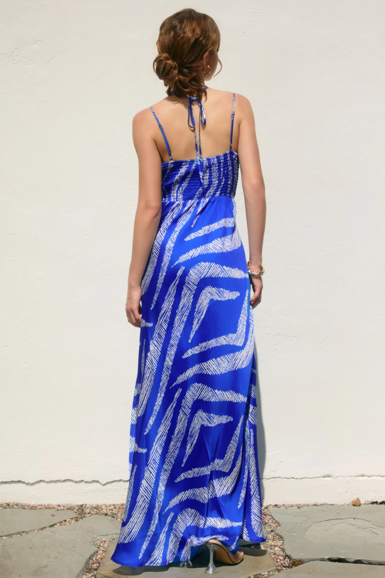•RIPPLE• halter maxi dress