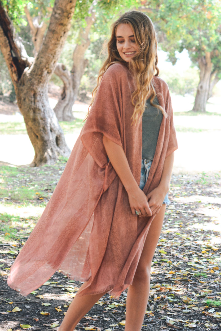 •WAYSEEKER• geo embroidered cardi