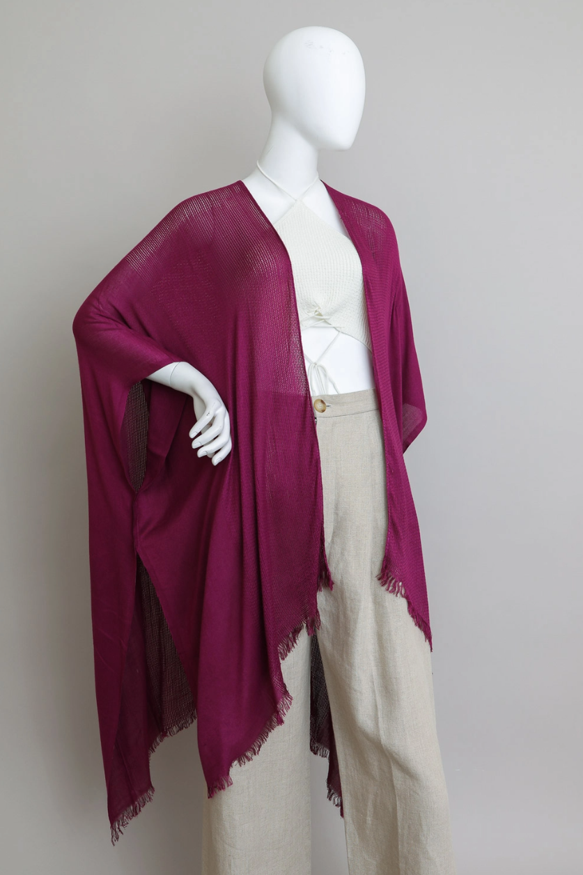•BRISA• raw edge cardi