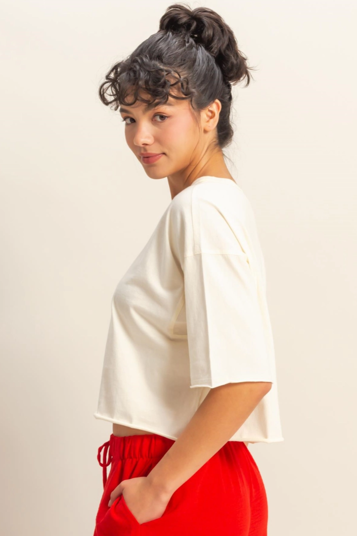 •BROOKLYN• drop shoulder relaxed fit tee