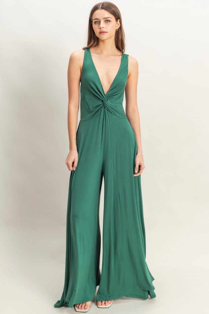 •EMILIA• solid jersey jumpsuit