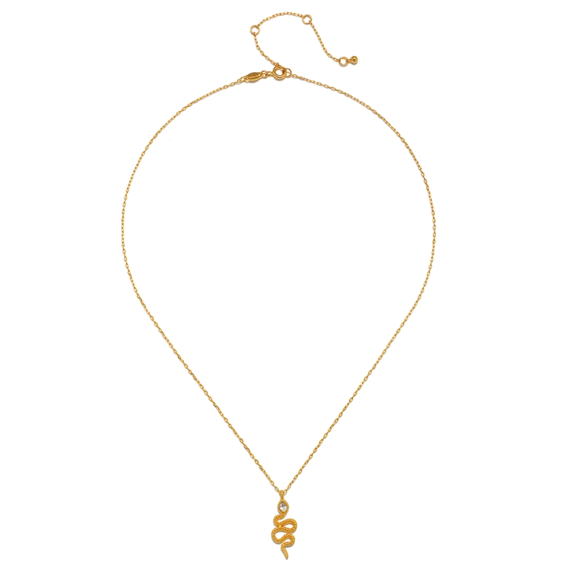 •ENDURING INDIVIDUALITY• topaz + gold necklace (18"-21" long)