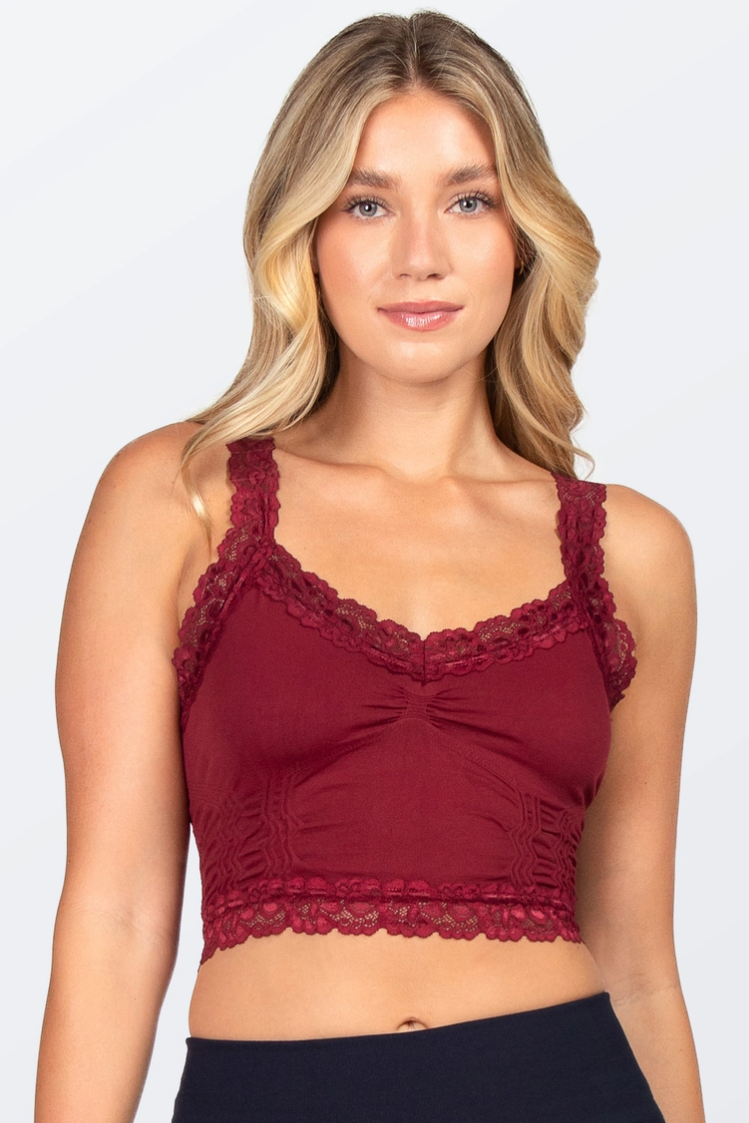 •LIZZY• cropped corset cami (USA)