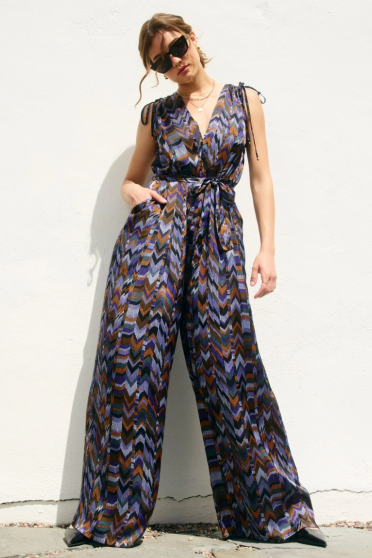 •ANDROMEDA• sleeveless wide leg jumpsuit