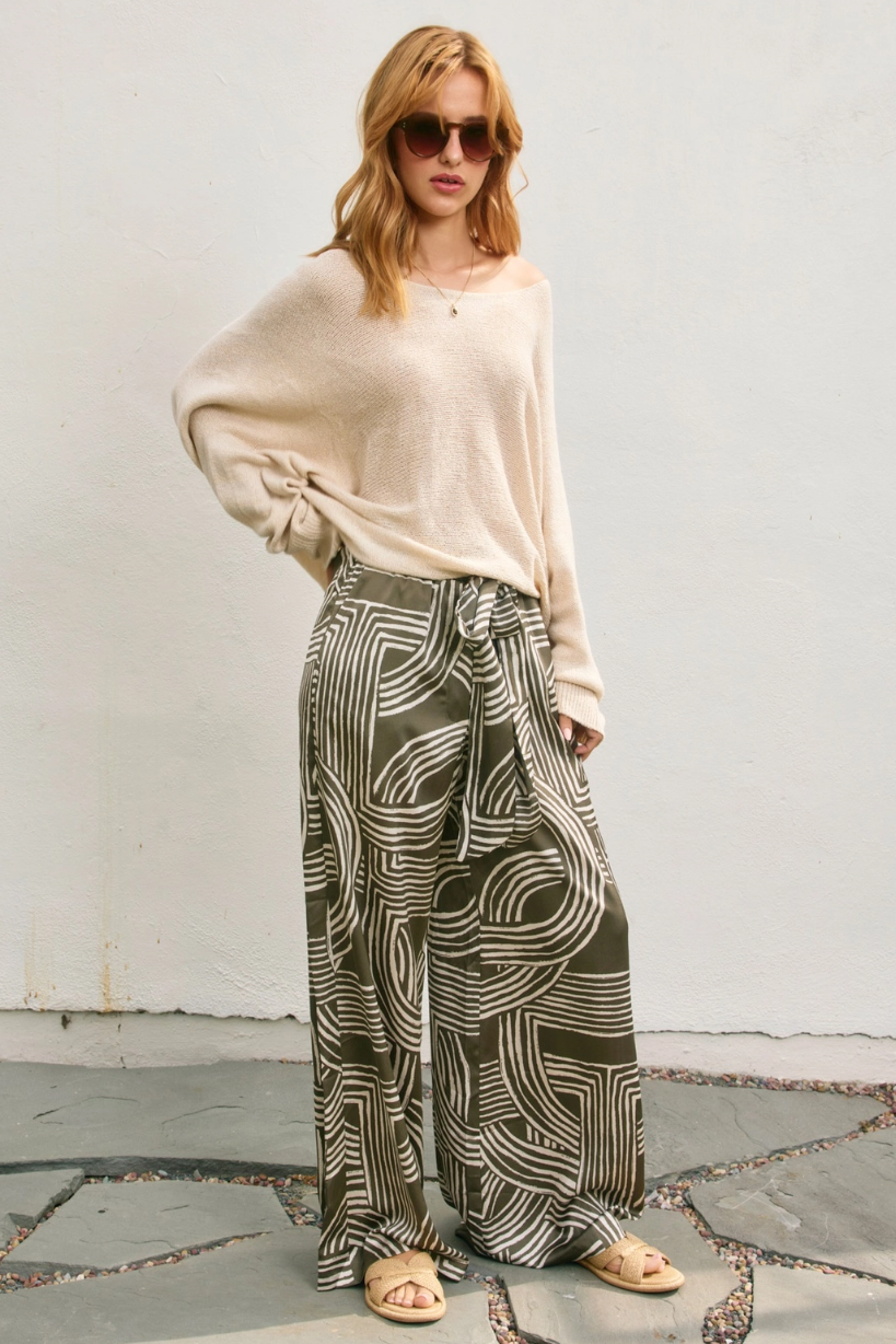 •ESCHER• wide leg pants