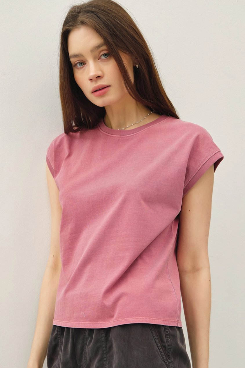 •QUINN• cotton muscle tee