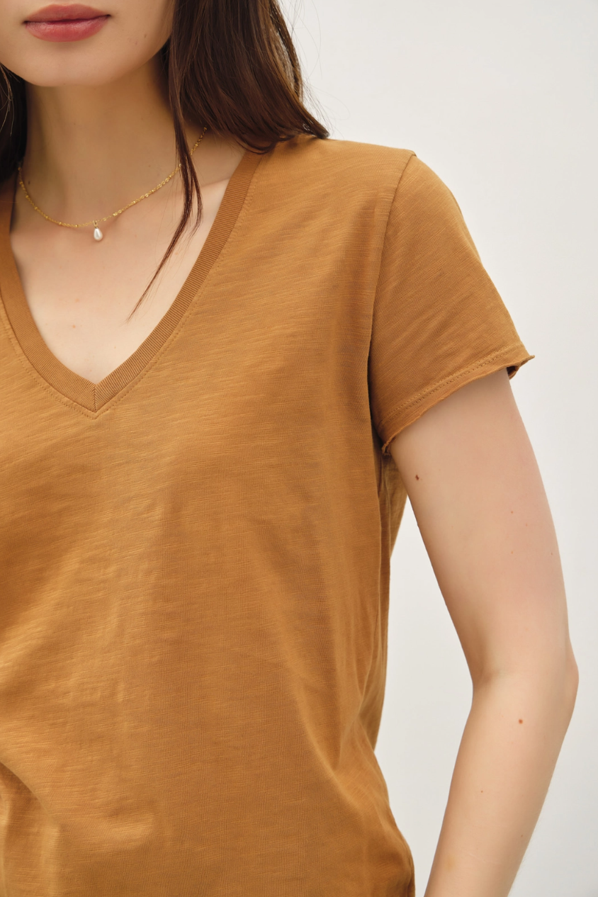 •SELMA• slub knit tee