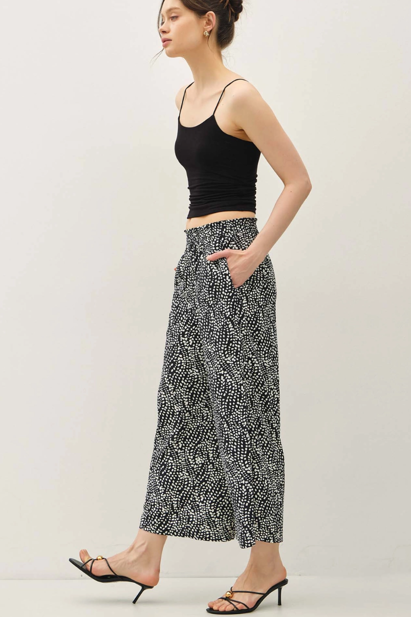 •IMOGENE• cropped elastic waist pants