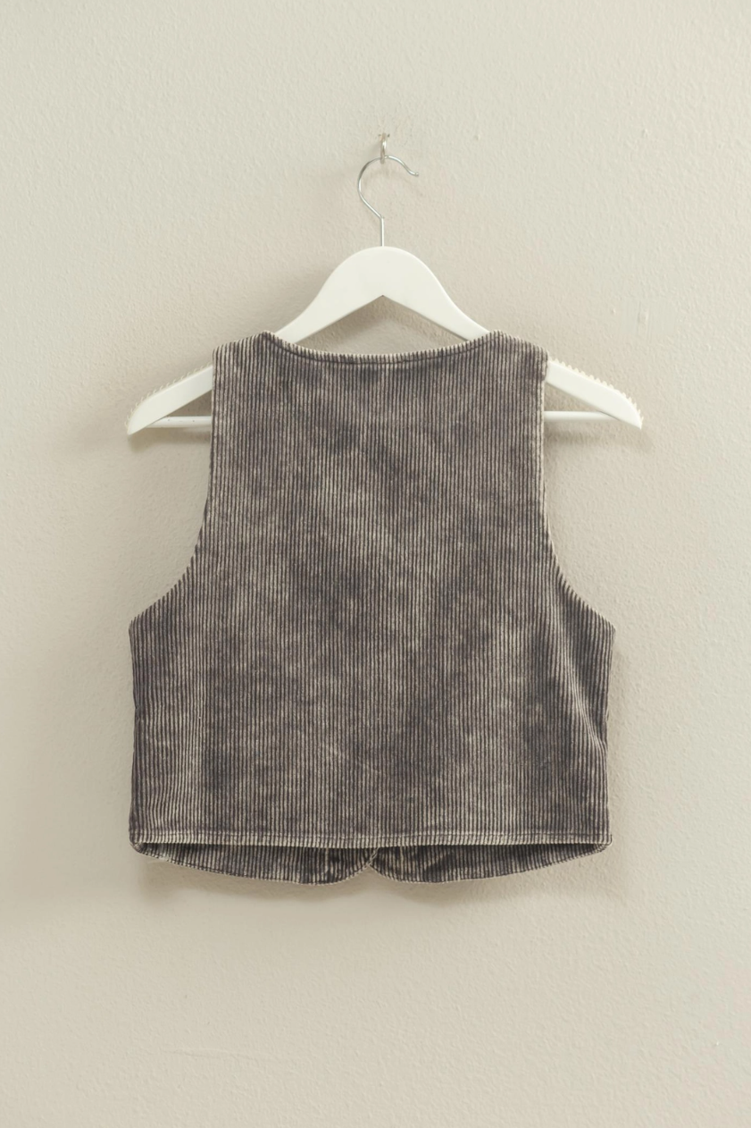 •ENOLA• corduroy vest