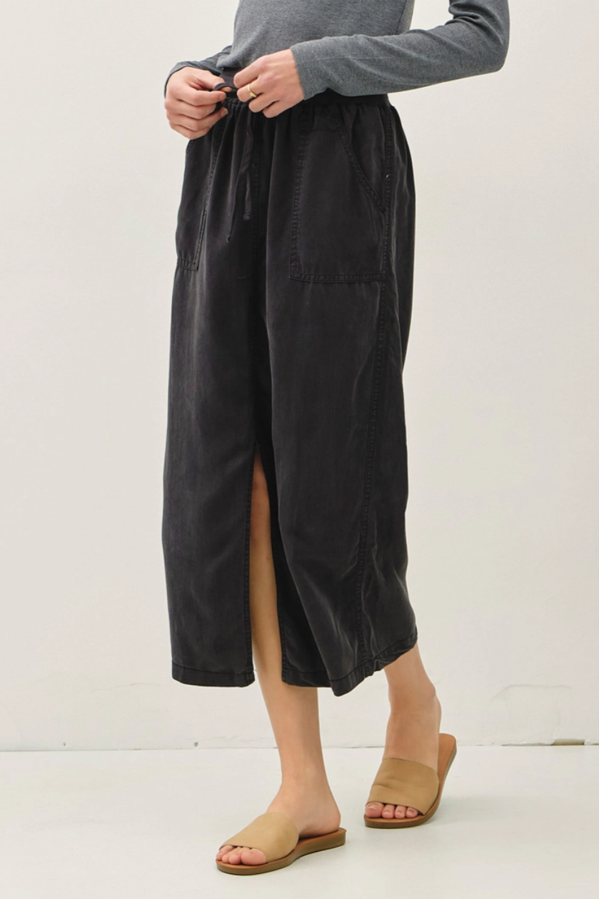 •SPENCER• tencel a-line midi skirt
