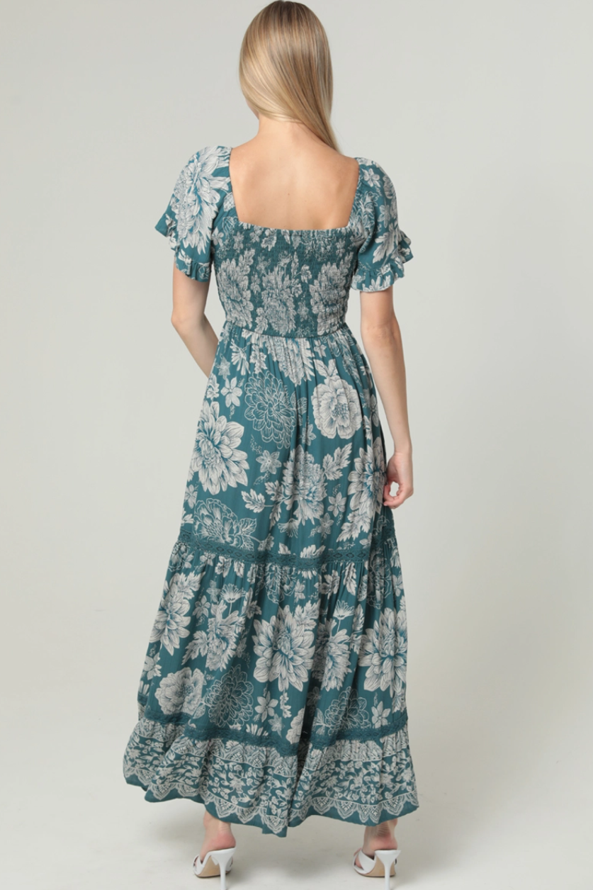 •DAHLIA• twist front maxi dress